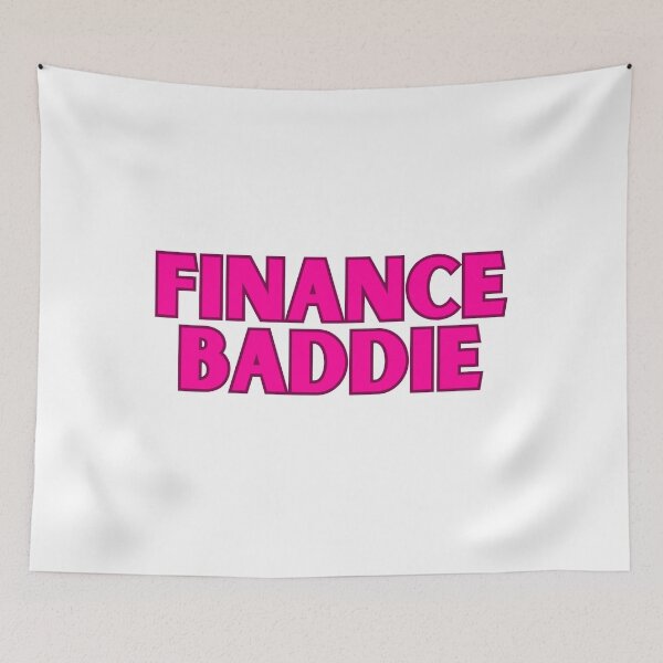 Item preview, Finance Baddie - Pink Money Decal designed and sold by ha11e11.