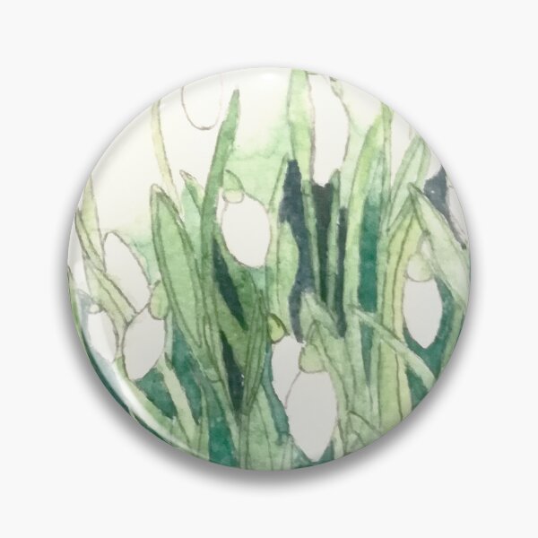 Item preview, Budding Snowdrops watercolour painting  designed and sold by esvb.