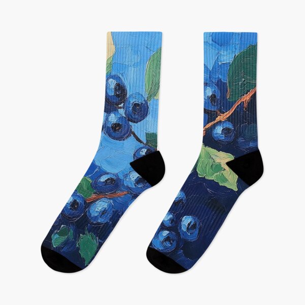 Item preview, Blueberry fruit | Post-impressionist painting style designed and sold by ComicsFactory.