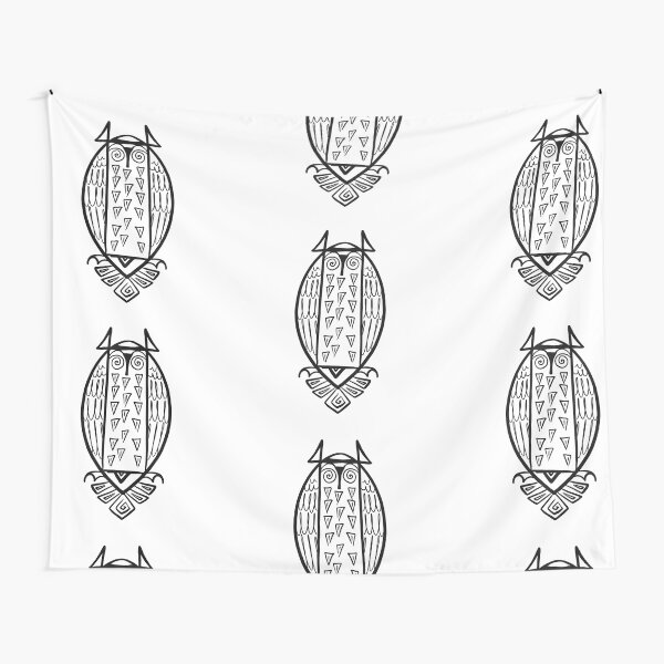 Item preview, Eule owl graphic sketch designed and sold by Moralisch.