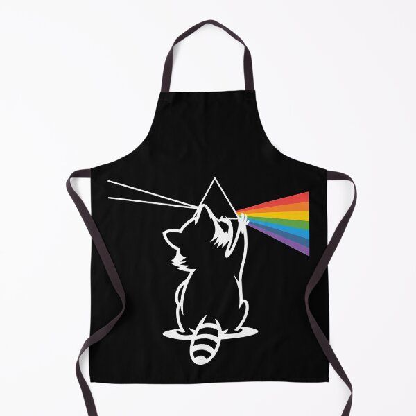 Item preview, Playful Raccoon with Prism Rainbow designed and sold by Philippa Shop.
