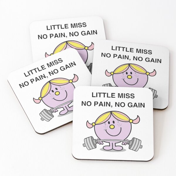 Item preview, Little Miss No Pain, No Gain designed and sold by kcgfx.