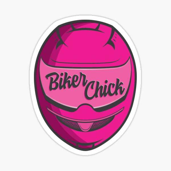 Biker Girl Stickers for Sale