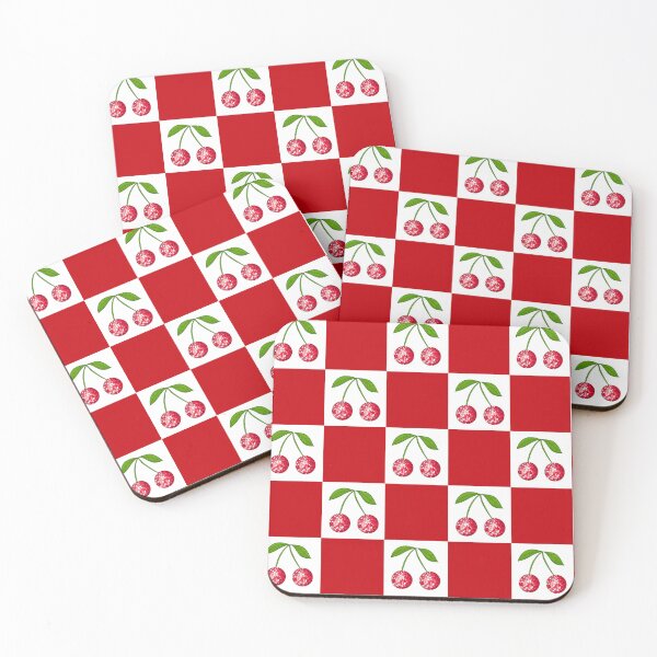 Item preview, Cherry Disco Ball Checker Pattern designed and sold by Julie Erin Designs.
