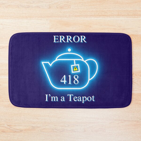 Item preview, Error 418, I'm a teapot, http, Error designed and sold by GOLDENGARDENART.