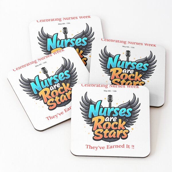 Item preview, Nurses Are Rock Stars – Celebrate Nurses Day 3/19, Appreciation Gift  designed and sold by DZignsbyJess.