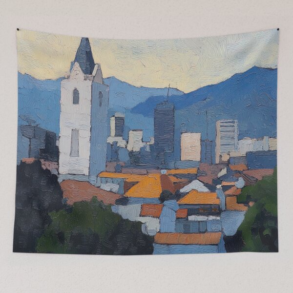Item preview, Bogota | Post-impressionist painting style designed and sold by ComicsFactory.