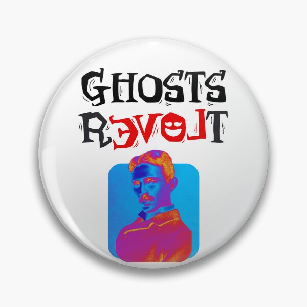 Item preview, Revolt with the Ghost of Nikola Tesla  designed and sold by Ghosts Revolt.