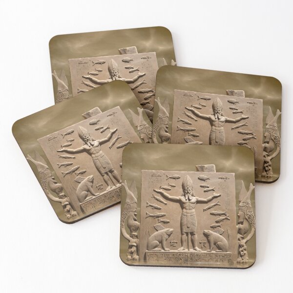 Item preview, Ancient Sumerian God Enki Mythological Art 2 designed and sold by PrometheusStyle.
