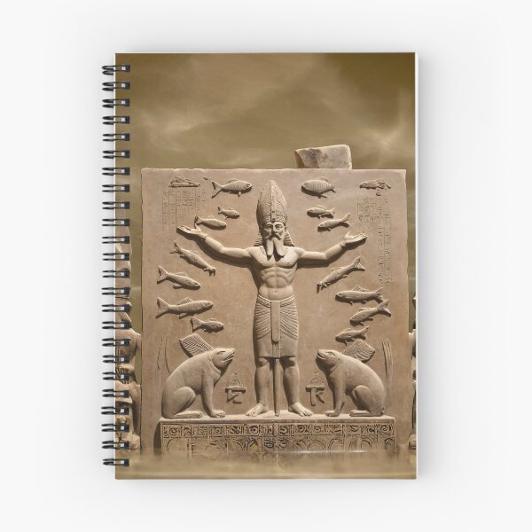 Item preview, Ancient Sumerian God Enki Mythological Art 2 designed and sold by PrometheusStyle.