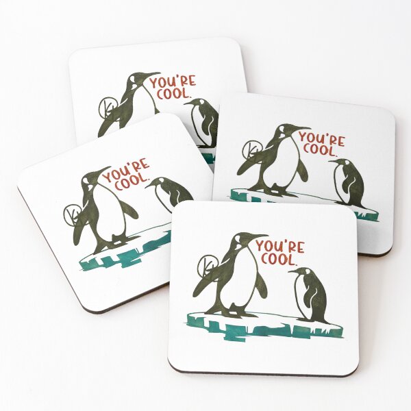 Item preview, You're Cool Penguins Art designed and sold by Kalli Taub Art.