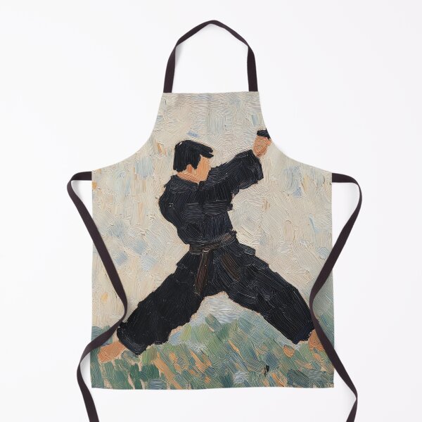 Item preview, Bojutsu fighter | Post-impressionist painting style designed and sold by ComicsFactory.