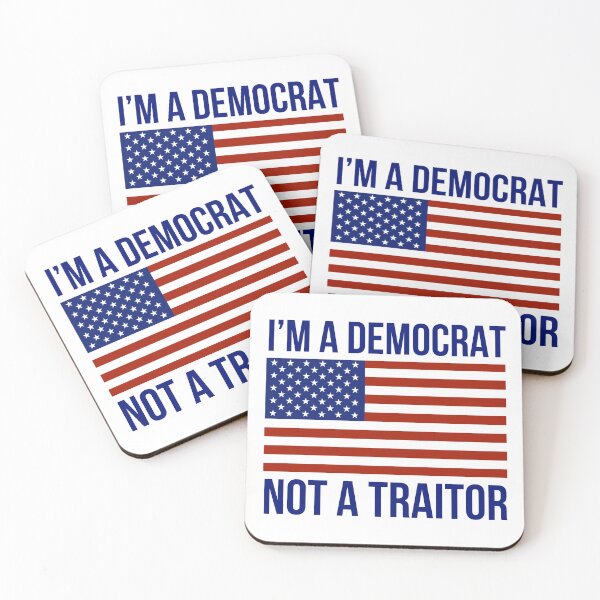Item preview, I’m a democrat not a traitor  designed and sold by Rachel the Artist .