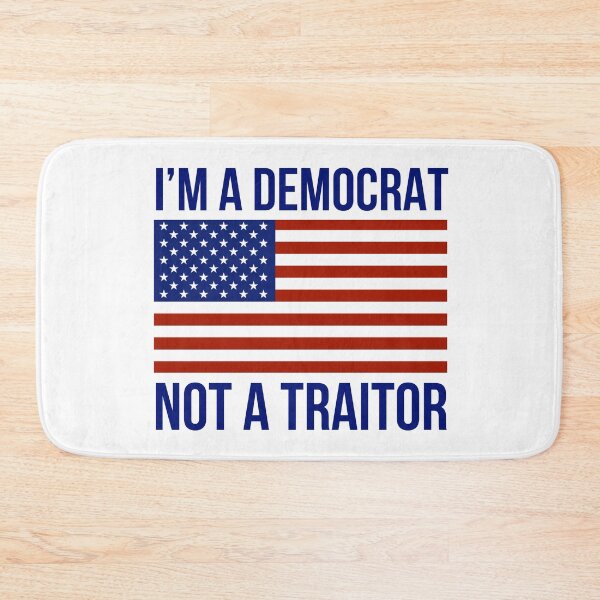 Item preview, I’m a democrat not a traitor  designed and sold by Rachel the Artist .