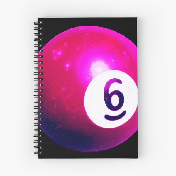 Item preview, Pink Snooker Billard ball number 6 designed and sold by suekieper.