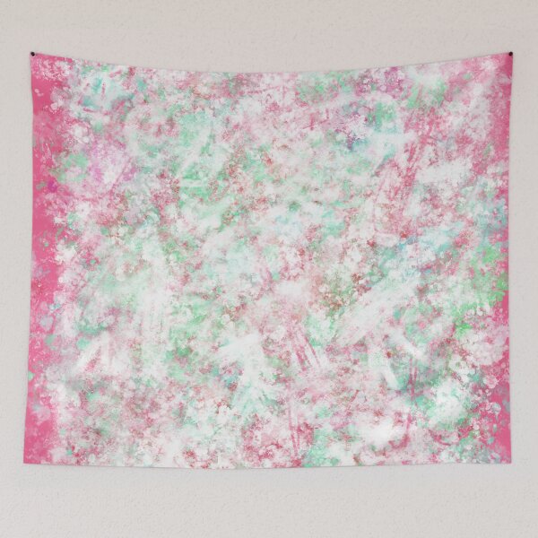 Item preview, Pink Floral Expressionist Abstract designed and sold by BleuAbstracts.