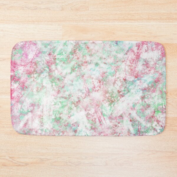 Artikelvorschau, Rosa florale expressionistische Abstraktion entworfen und verkauft von BleuAbstracts.