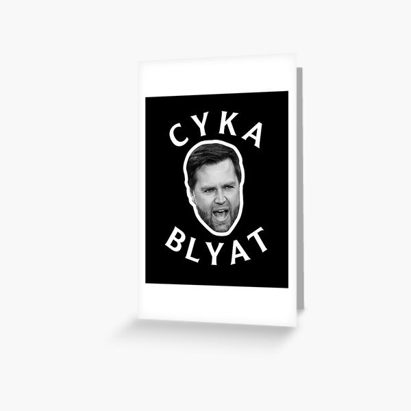 Item preview, JD Vance Betrayal Tour 2025 – Cyka Blyat Edition  designed and sold by The Junto Shop.
