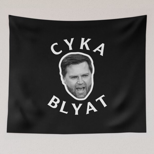 Item preview, JD Vance Betrayal Tour 2025 – Cyka Blyat Edition  designed and sold by The Junto Shop.