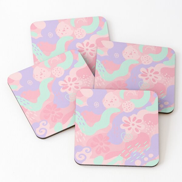 Item preview, Pastel Dreamscape: A Soft and Whimsical Fusion of Colors and Flowing Shapes designed and sold by Bowbubble.