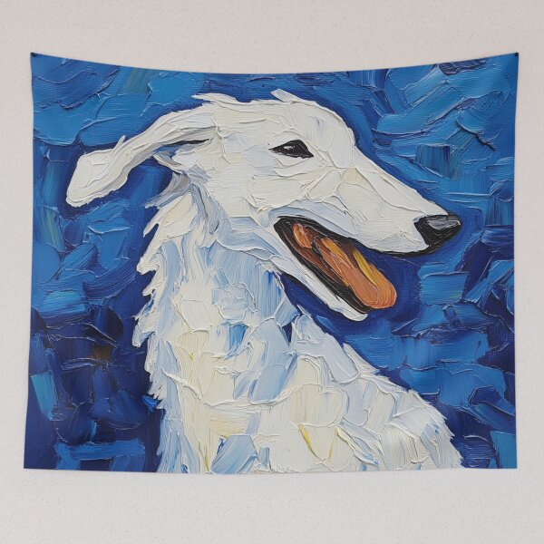 Item preview, Borzoi | Post-impressionist painting style designed and sold by ComicsFactory.