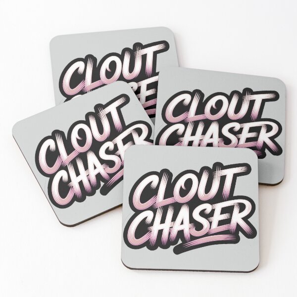 Item preview, Clout Chaser - Pop Phrase Slang Meme Typography designed and sold by MindfulVisionz.
