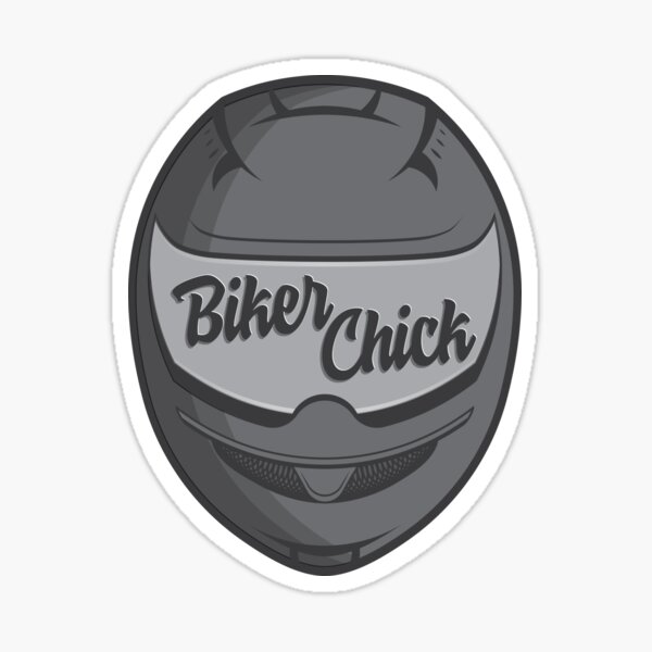 Biker Girl Stickers for Sale Redbubble image