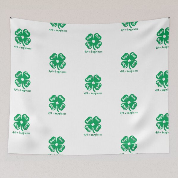 Item preview, Math Fraction Four Leaf Clover designed and sold by SillyDarkShop.