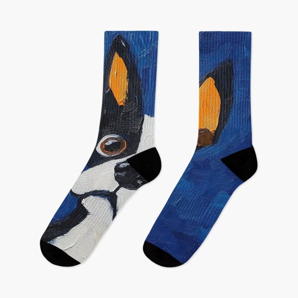 Item preview, Boston Terrier | Post-impressionist painting style designed and sold by ComicsFactory.