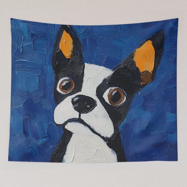 Item preview, Boston Terrier | Post-impressionist painting style designed and sold by ComicsFactory.