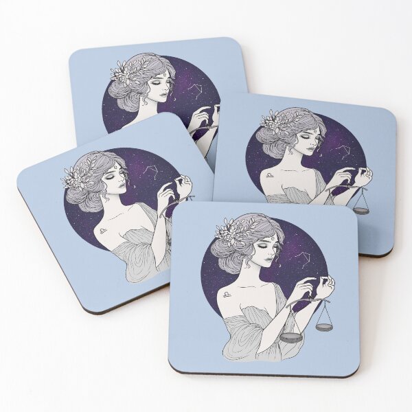 Item preview, Liora the Libra - Light Steel Blue designed and sold by MaryAura.