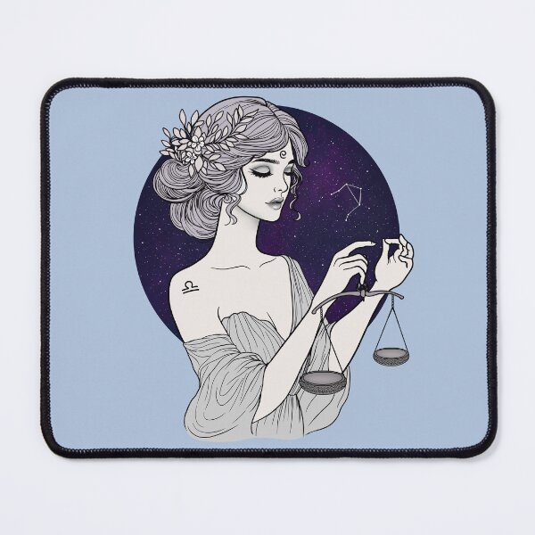 Item preview, Liora the Libra - Light Steel Blue designed and sold by MaryAura.