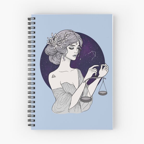 Item preview, Liora the Libra - Light Steel Blue designed and sold by MaryAura.