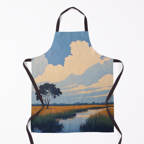 Item preview, Botswana landscape | Post-impressionist painting style designed and sold by ComicsFactory.