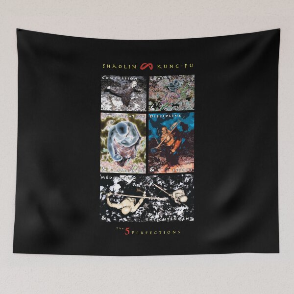 Item preview, Shaolin Monks - The Five Perfections designed and sold by InfinitePathArt.