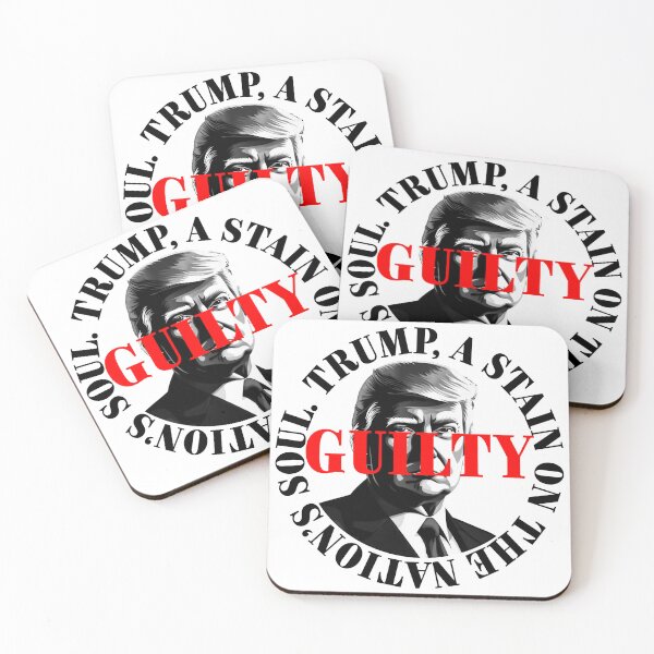 Item preview, President Donald Trump guilty. Protest slogan. designed and sold by Drone-tees.