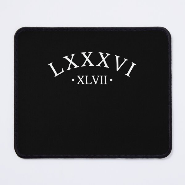 Item preview, 86 47 Roman Numerals LXXXVI XLVII 8647 Subtle Anti Trump designed and sold by varioarts.