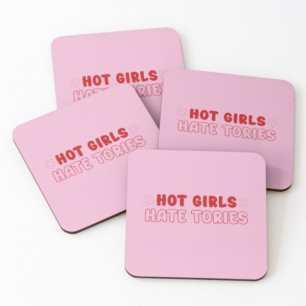 Item preview, hot girls hate tories designed and sold by Clementine Sunshine.