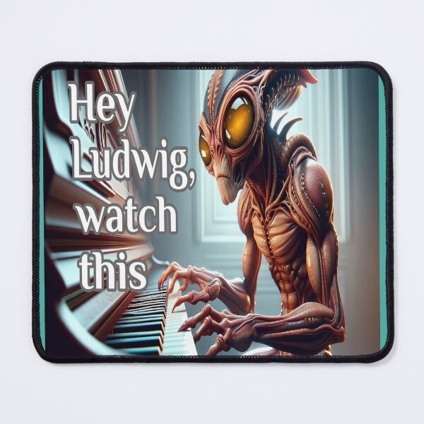 Item preview, Hey Ludwig, Watch This designed and sold by Surreallytee.