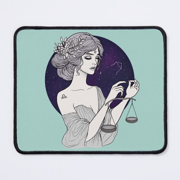Item preview, Liora the Libra - Soft Aqua designed and sold by MaryAura.