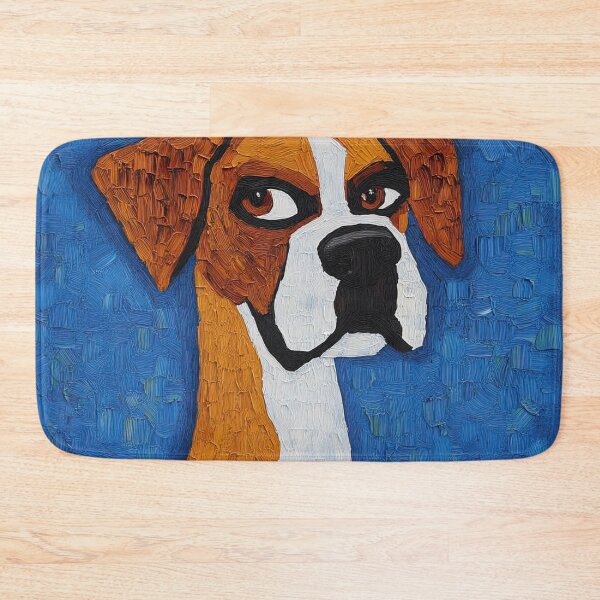 Item preview, Boxer dog | Post-impressionist painting style designed and sold by ComicsFactory.