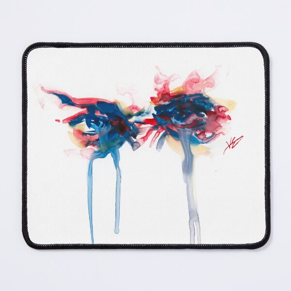 Item preview, Angry Tears Loose Surreal Watercolor Painting designed and sold by Valerie Englehart.