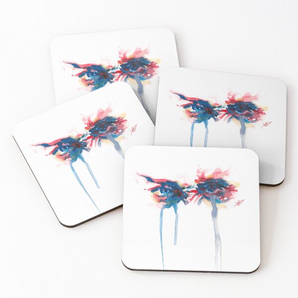 Item preview, Angry Tears Loose Surreal Watercolor Painting designed and sold by Valerie Englehart.
