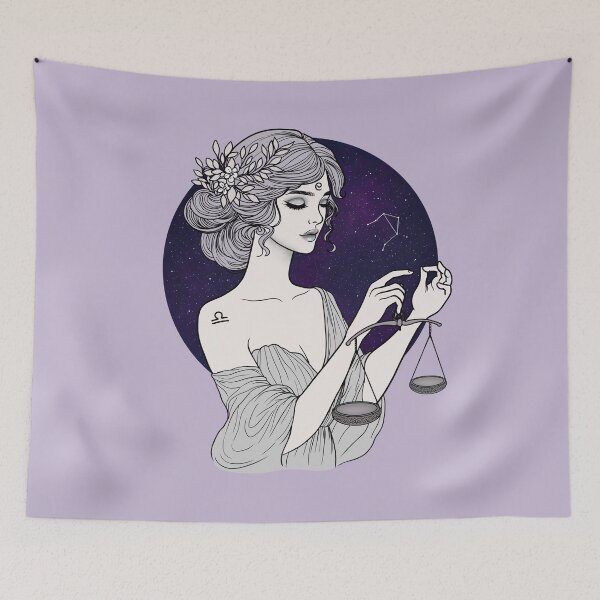 Item preview, Liora the Libra - Lavender Haze designed and sold by MaryAura.