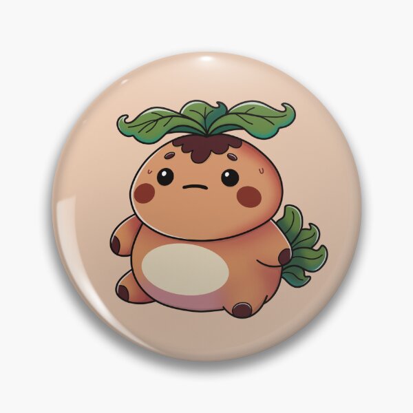 Item preview, Cute Cartoon Mandrake Root Art designed and sold by CraftachicDsgn.