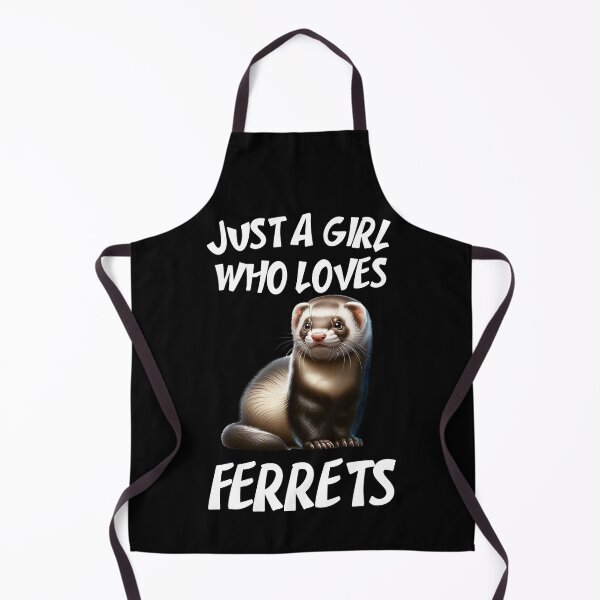 Item preview, Just A Girl Who Loves Ferrets designed and sold by Serbin.