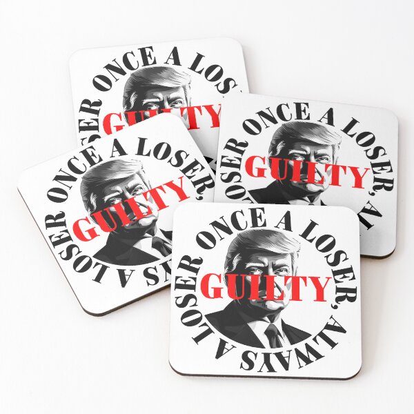 Item preview, President Donald Trump guilty. Protest slogan. designed and sold by Drone-tees.