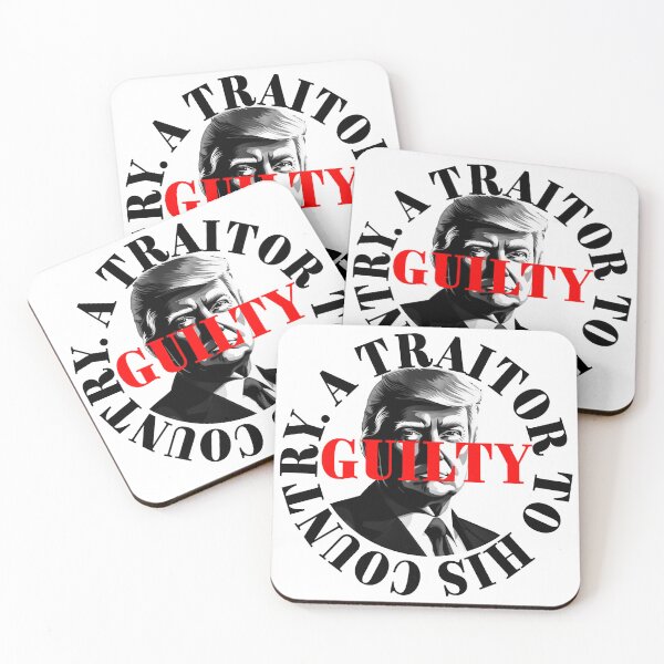 Item preview, President Donald Trump guilty. Protest slogan. designed and sold by Drone-tees.