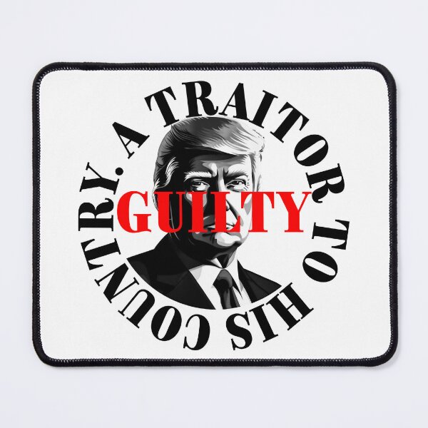 Item preview, President Donald Trump guilty. Protest slogan. designed and sold by Drone-tees.