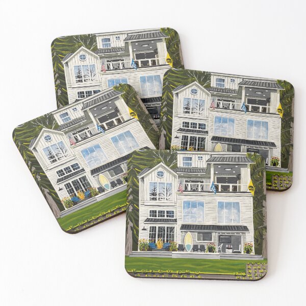 Item preview, Yellow Beach House designed and sold by LauraWrightPaints.